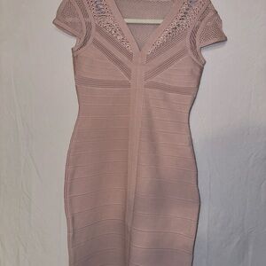 Blush Pink Bandage Dress